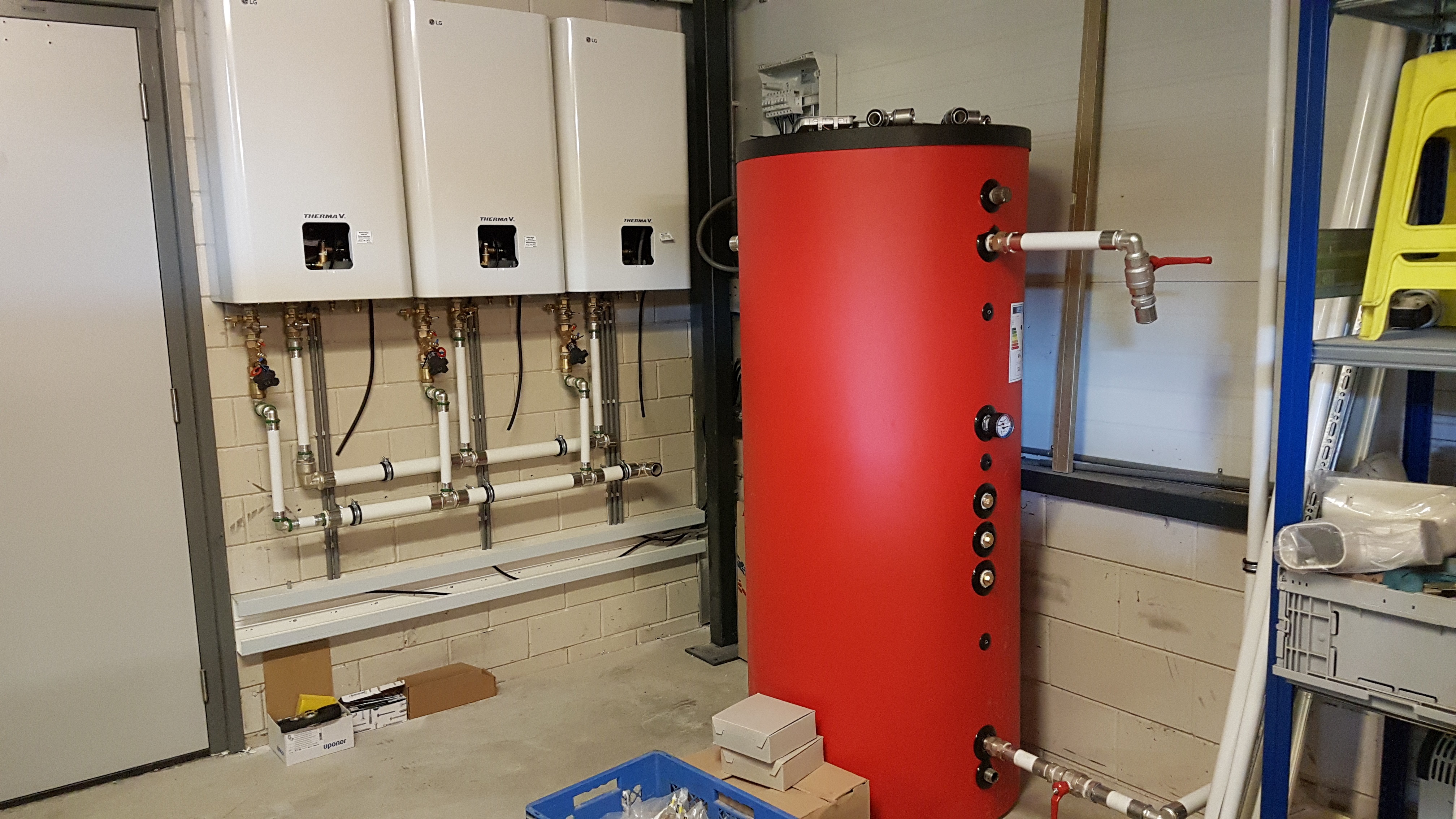 Warmtepomp binnen Vught