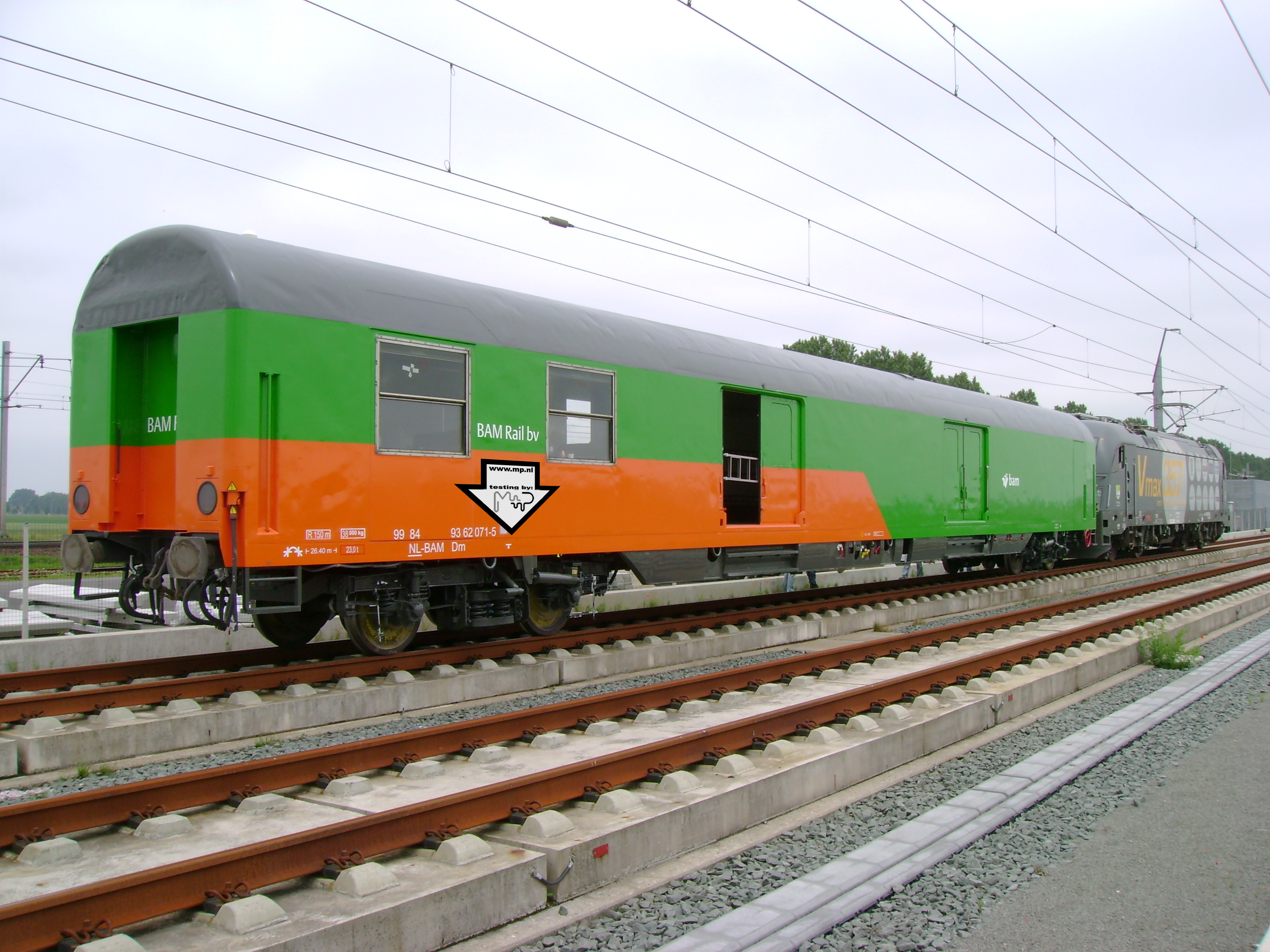 Arrow meetwagon op HSL