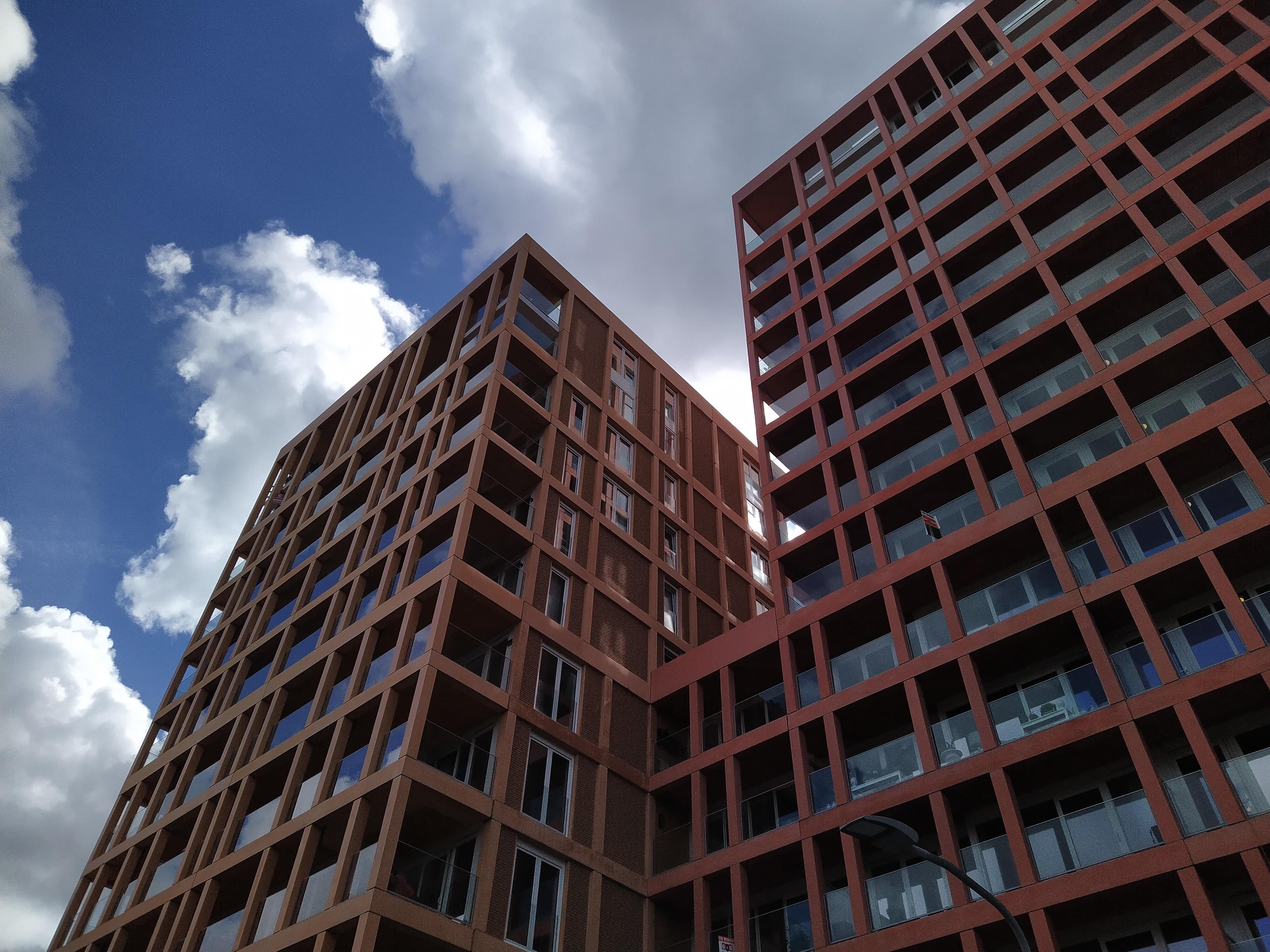 Gevel appartementengebouw