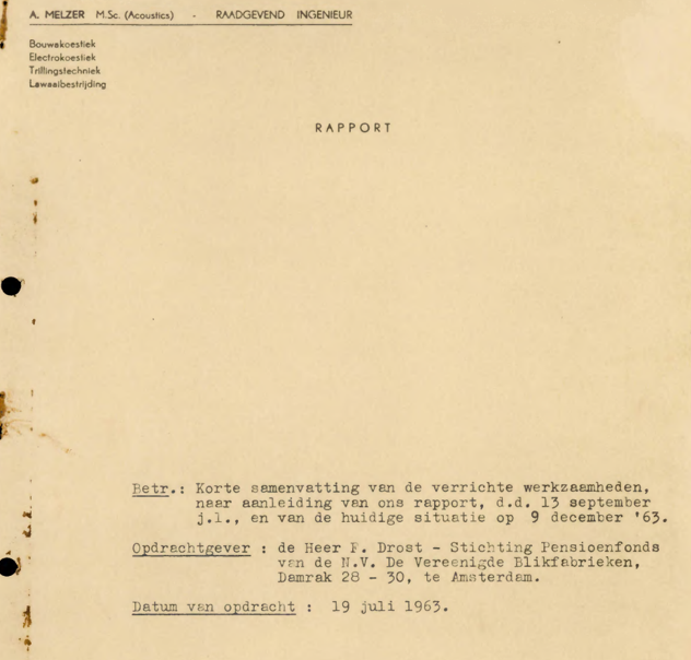 rapport M&P 1963