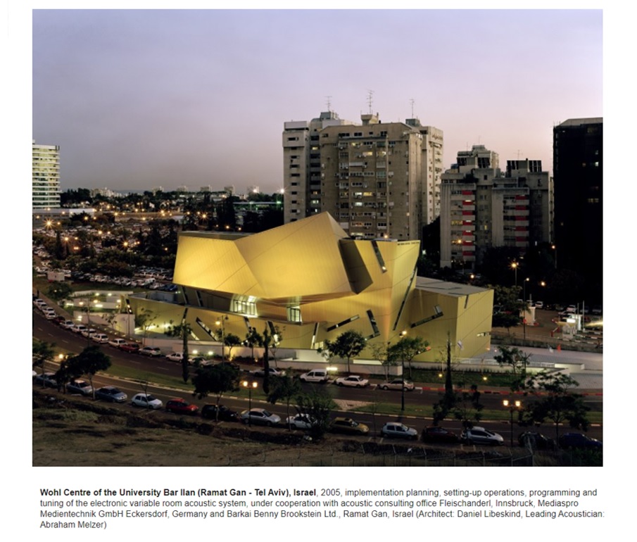 Wohl Centre, project van A.M. in Tel Aviv in 2005