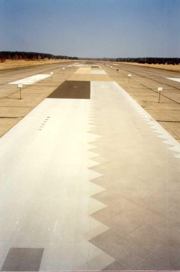 betonnen proefvlakken