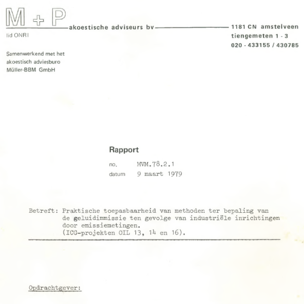 Rapport met vermelding lid ONRI